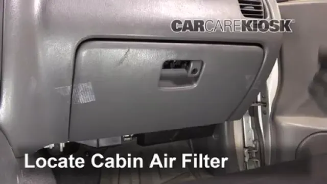 1999 Suzuki Grand Vitara JLX 2.5L V6 Filtro de aire (interior) Cambio